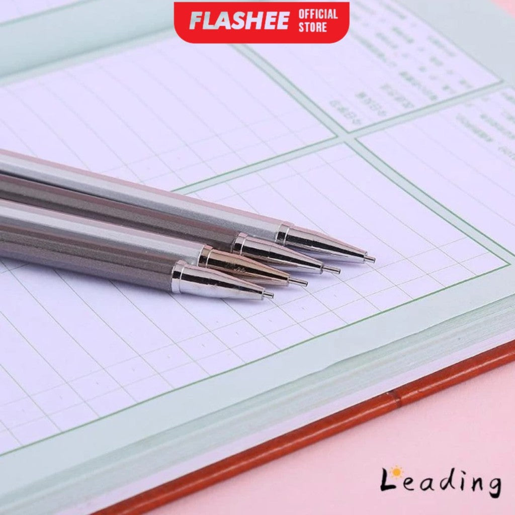 Flashee Bensia Pencil Mechanic 0.5 mm Pensil Mekanik Bensia Pensil Logam Tipis Runcing Bisa COD