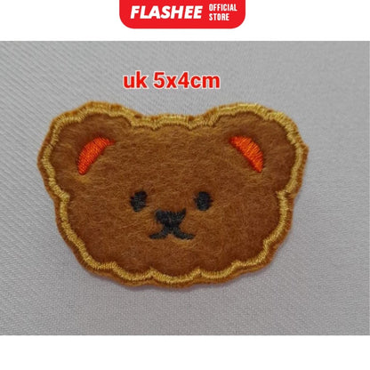 Flashee Patch Bordir Poodle Dogs Animals  Patch Bordir Iron On Patch Bordir Karakter Lucu