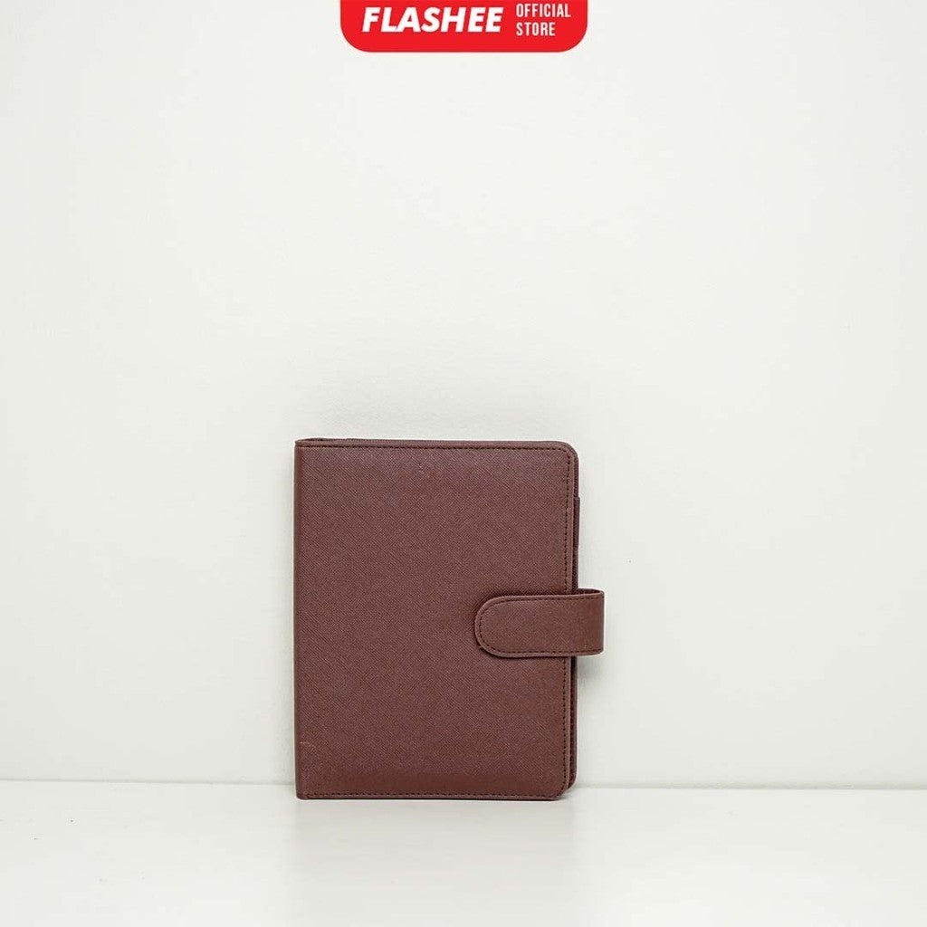 Flashee Binder Polos Keuangan A6 Ring 6 Notebook Binder A6 Lubang 6 Ring  Buku Catatan