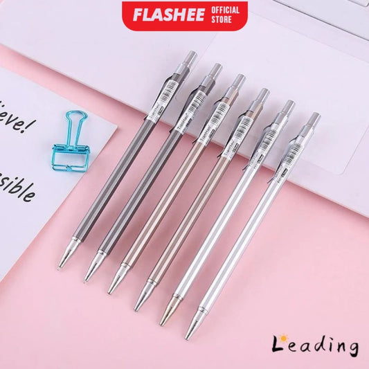 Flashee Bensia Pencil Mechanic 0.5 mm Pensil Mekanik Bensia Pensil Logam Tipis Runcing Bisa COD