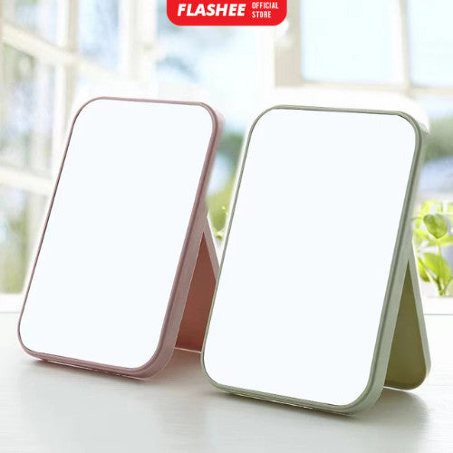 Flashee Cermin Lipat Persegi Portable Kaca Rias Make Up Beauty Mirror Cermin MakeUp