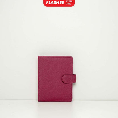 Flashee Binder Polos Keuangan A6 Ring 6 Notebook Binder A6 Lubang 6 Ring  Buku Catatan