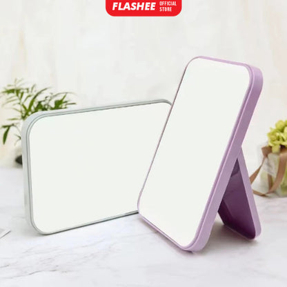 Flashee Cermin Lipat Persegi Portable Kaca Rias Make Up Beauty Mirror Cermin MakeUp