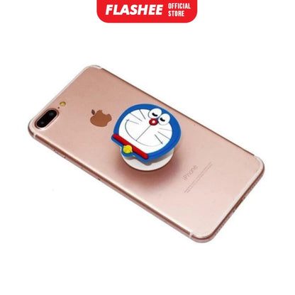 Flashee Pop Socket Karakter Lucu Motif Bear Grip Aksesoris Handphone Lucu Phone Holder 3D
