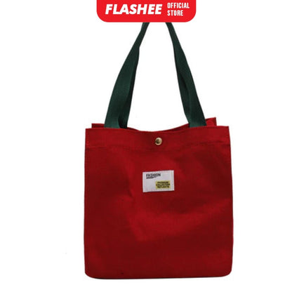 Flashee Totebag Shoulderbag Kotak Tas Wanita Jinjing Tas Bahu Kotak Mini