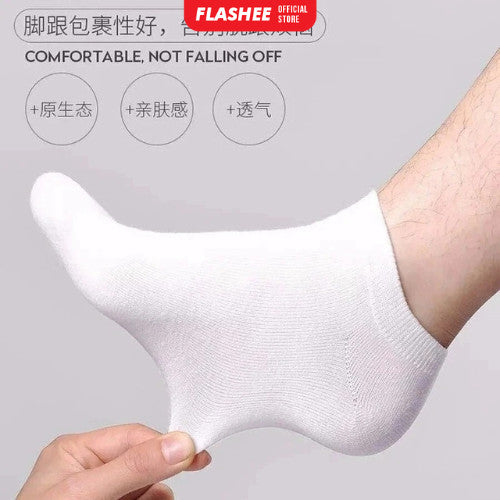 Flashee Kaos Kaki Pendek Angkle Polos Kaos Kaki Mata Kaki Pria Wanita