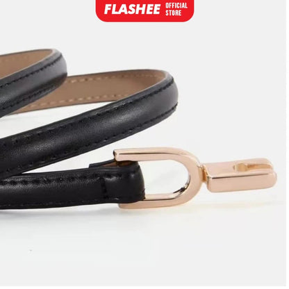 Flashee Ikat Pinggang Murui Thin Ikat Ban Pinggang Adjustable Murui Thin belt Hot Trend Korean fashion Gesper Wanita Simple