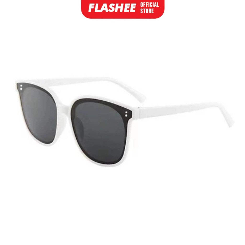 Flashee Kacamata Frame Kotak Hitam Fashion Sunglassess Wanita Pria Fashion Square