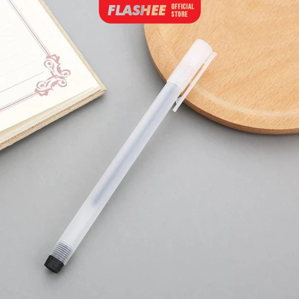 Flashee Pulpen Gel Pena Bolpoin Tinta Hitam Pen 0.5mm