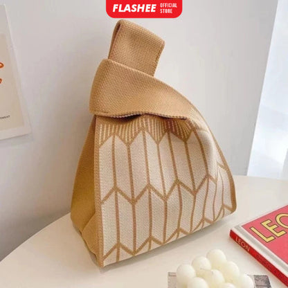 Flashee Tote Bag Kanvas Premium Tote Bag Wanita Fashion Tas Wanita Karakter lucu