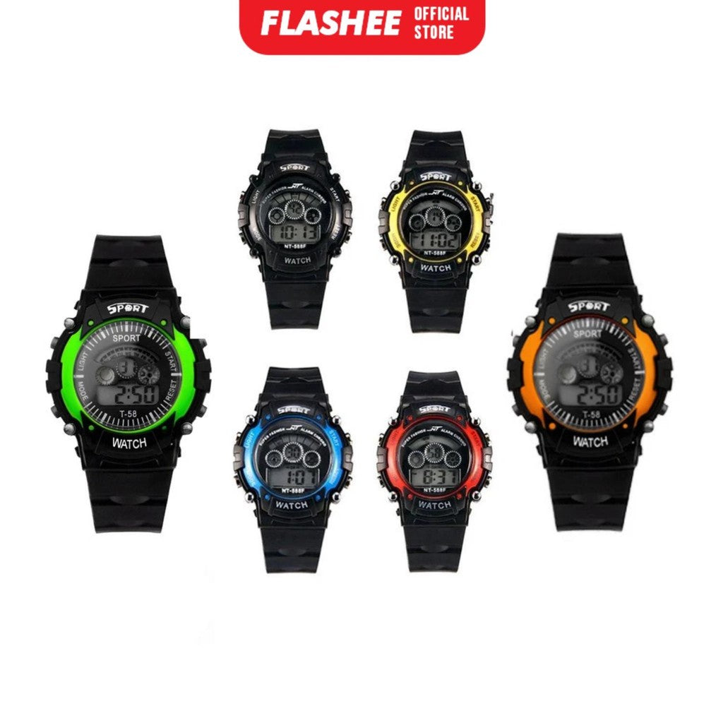 Flashee Jam Tangan Hugo Pria Sport Baru Digital Fashion Led am Fashion Korea Style Digital