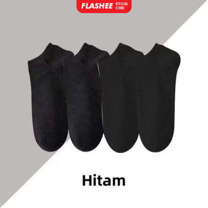 Flashee Kaos Kaki Pendek Angkle Polos Kaos Kaki Mata Kaki Pria Wanita