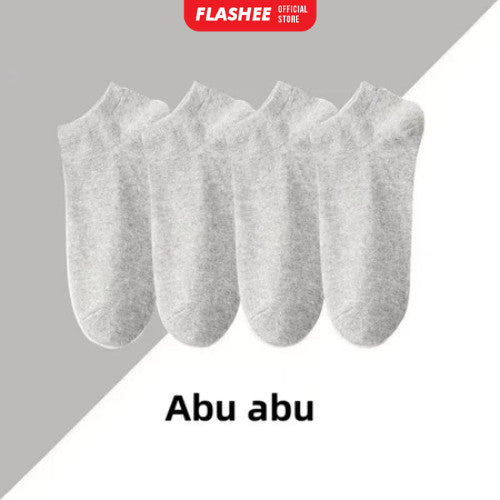 Flashee Kaos Kaki Pendek Angkle Polos Kaos Kaki Mata Kaki Pria Wanita