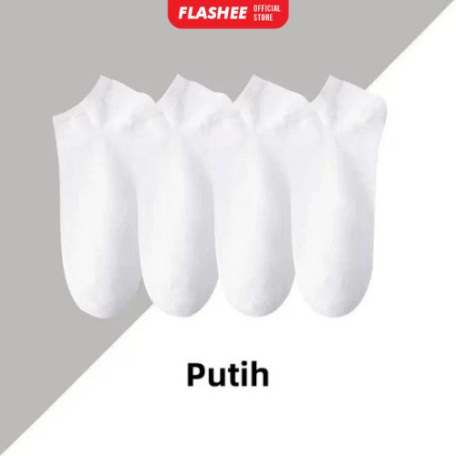 Flashee Kaos Kaki Pendek Angkle Polos Kaos Kaki Mata Kaki Pria Wanita