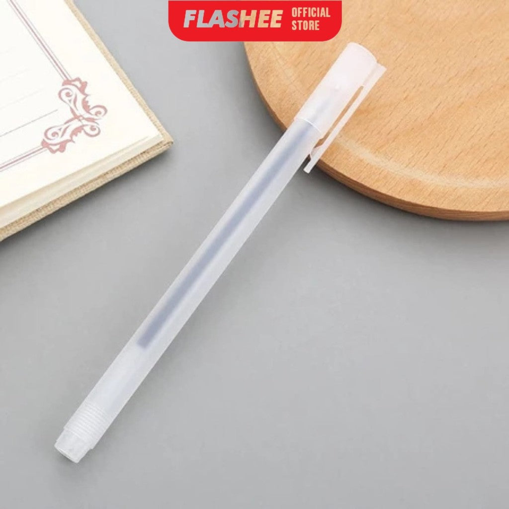 Flashee Pulpen Gel Pena Bolpoin Tinta Hitam Pen 0.5mm