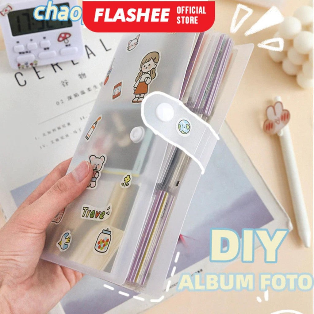 Flashee 120 Slot Album Tempat Photocard Polaroid Photo Card Organizer Album Foto Polaroid 2R