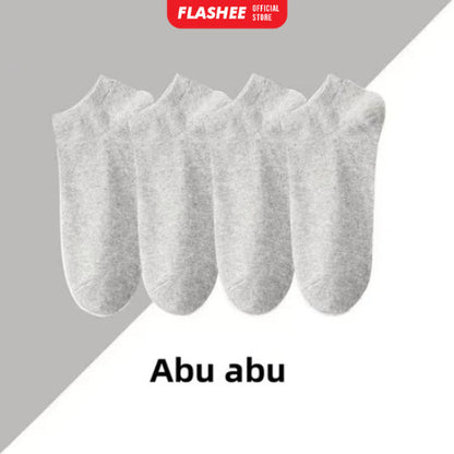 Flashee Kaos Kaki Pendek Angkle Polos Kaos Kaki Mata Kaki Pria Wanita