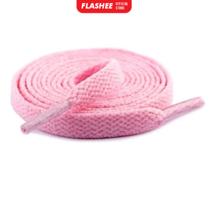 Flashee Sepasang Tali Sepatu Sneakers Pipih Tali Sepatu Gepeng 110 cm Tali Sepatu Pria Dan Wanita