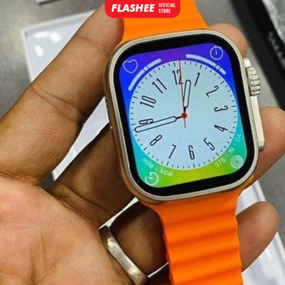 Flashee Smartwatch Max Series 8 Ultra Bluetooth Smart Watch 1.99 inch HD Screen Full Touch Bisa Phone Call IP68 Waterproof
