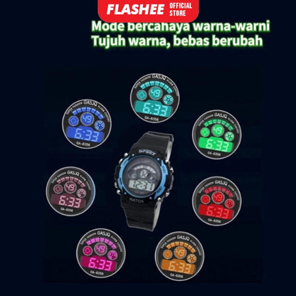 Flashee Jam Tangan Hugo Pria Sport Baru Digital Fashion Led am Fashion Korea Style Digital