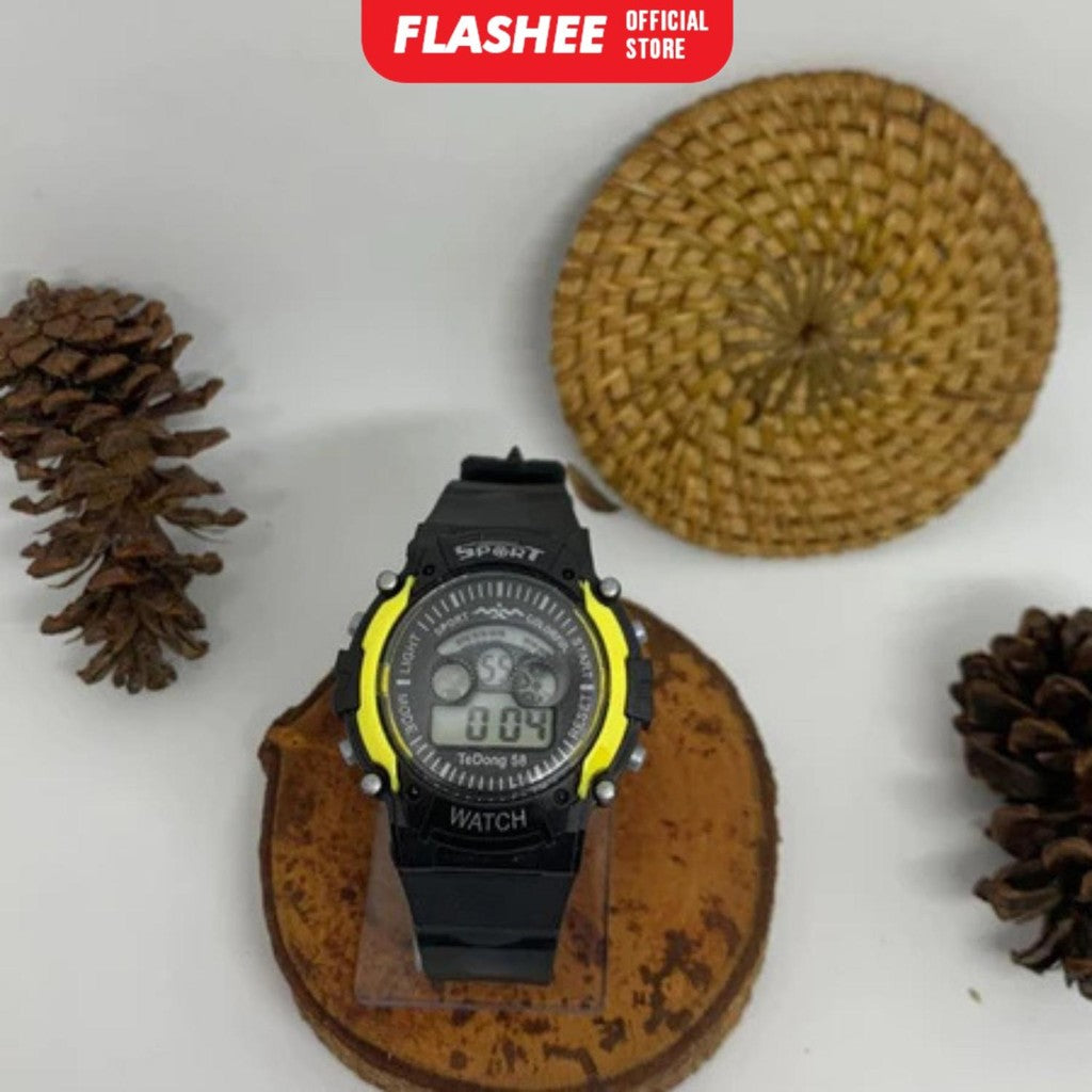 Flashee Jam Tangan Hugo Pria Sport Baru Digital Fashion Led am Fashion Korea Style Digital
