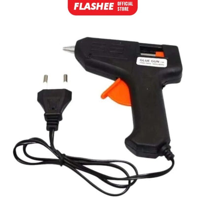 Flashee Glue Gun Lem Tembak 10 Watt Hot Melt Alat Lem Tembak 10 Watt Cepat Panas Alat Lem Tembak