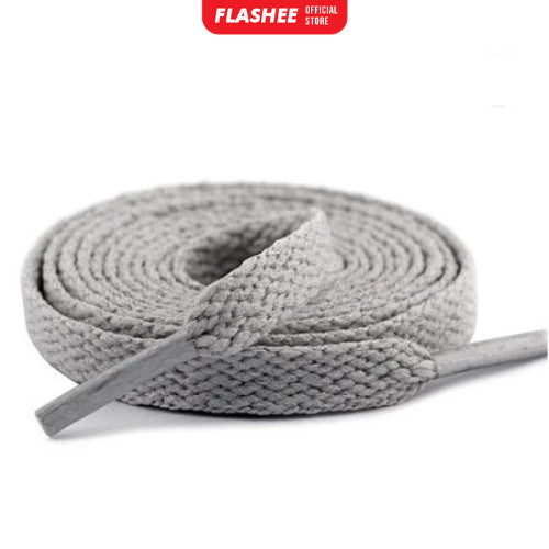 Flashee Sepasang Tali Sepatu Sneakers Pipih Tali Sepatu Gepeng 110 cm Tali Sepatu Pria Dan Wanita