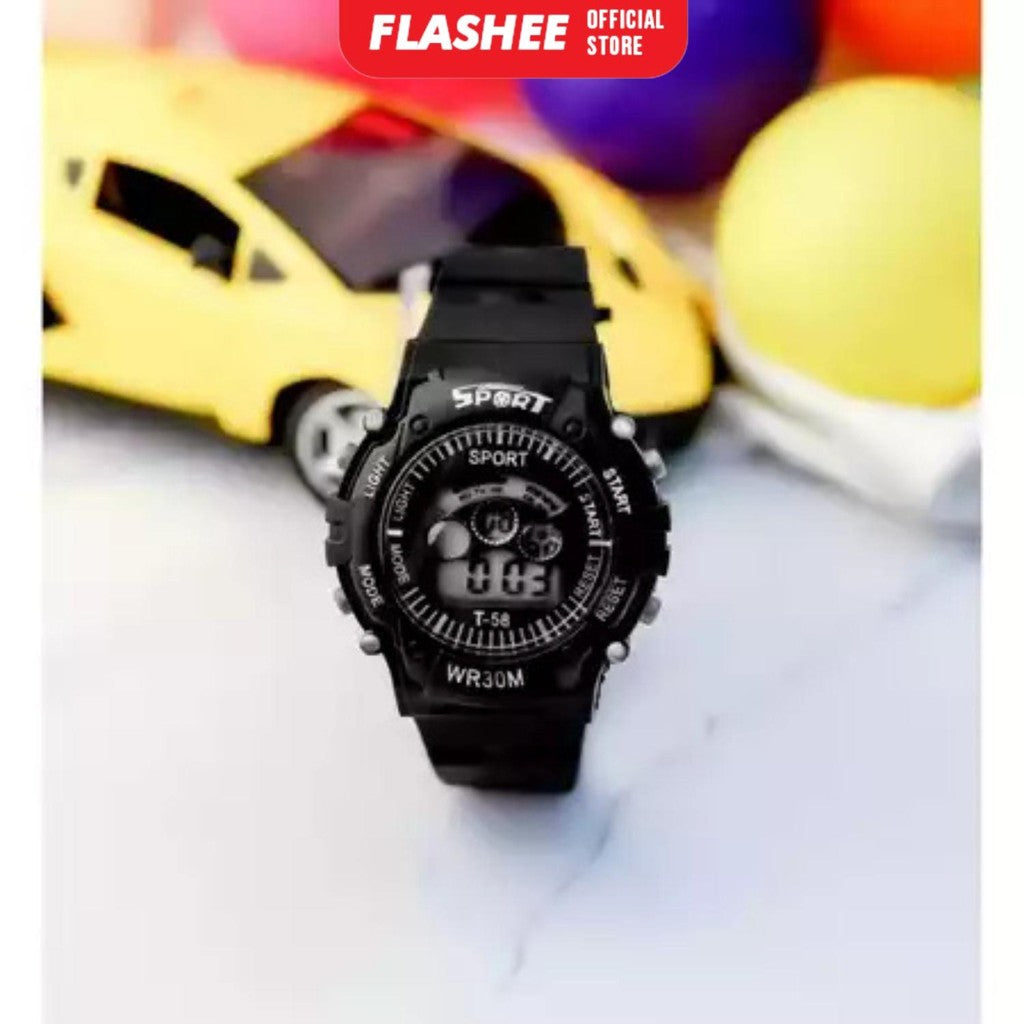 Flashee Jam Tangan Hugo Pria Sport Baru Digital Fashion Led am Fashion Korea Style Digital