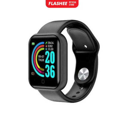 Flashee Smartwatch Nova Wanita Y68 Smart Watch Y68 Smartband Y68 Smart Band Y68 Smartwatch Pria