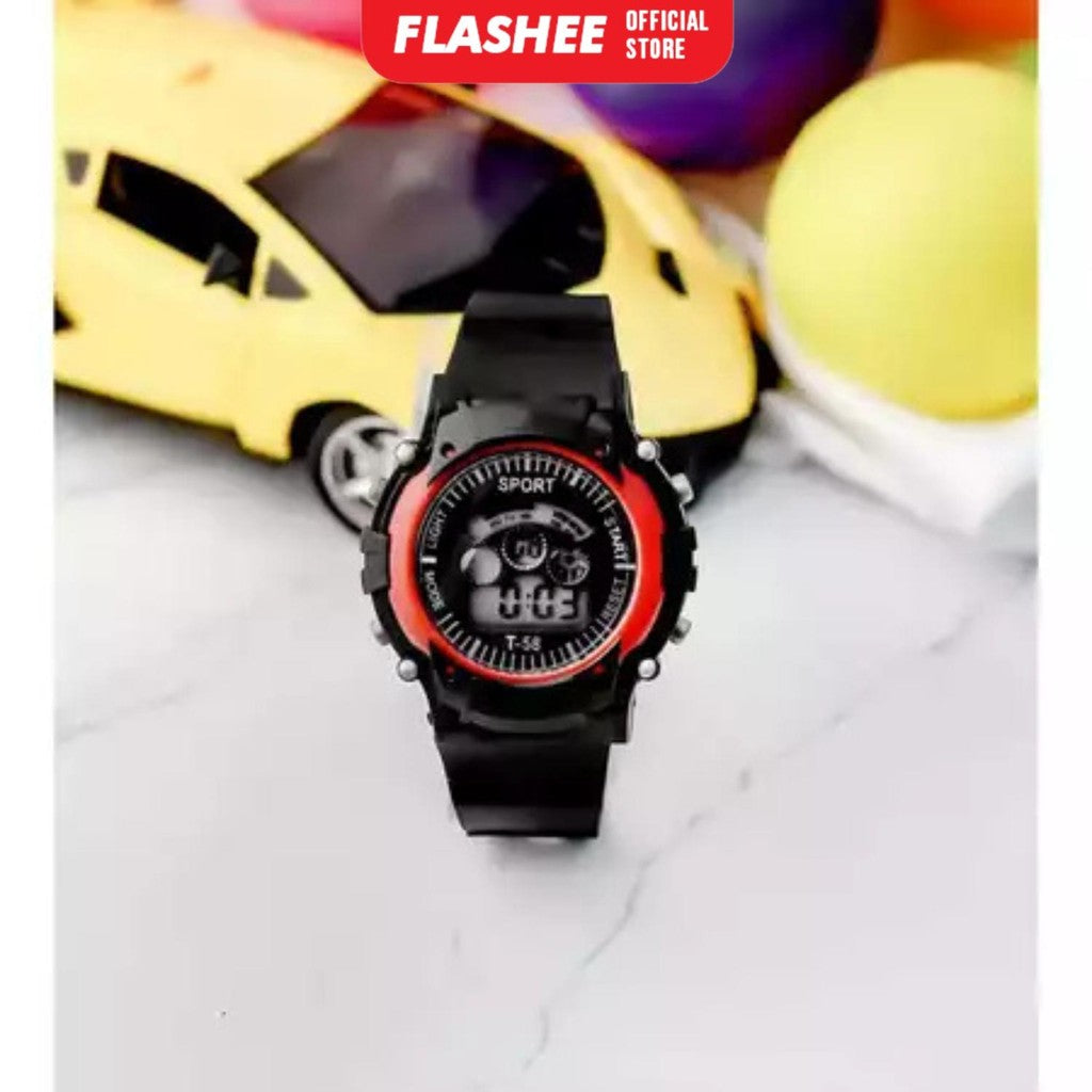 Flashee Jam Tangan Hugo Pria Sport Baru Digital Fashion Led am Fashion Korea Style Digital