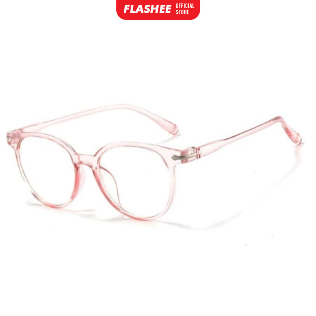 Flashee Kacamata Anti Radiasi Wanita Frame Sunglasses Lensa Transparan Kaca Mata Wanita Pria