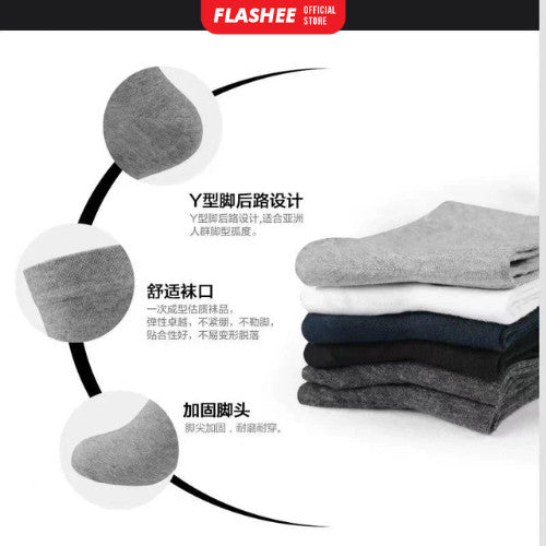Flashee Kaos Kaki Pendek Angkle Polos Kaos Kaki Mata Kaki Pria Wanita