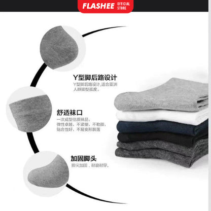 Flashee Kaos Kaki Pendek Angkle Polos Kaos Kaki Mata Kaki Pria Wanita
