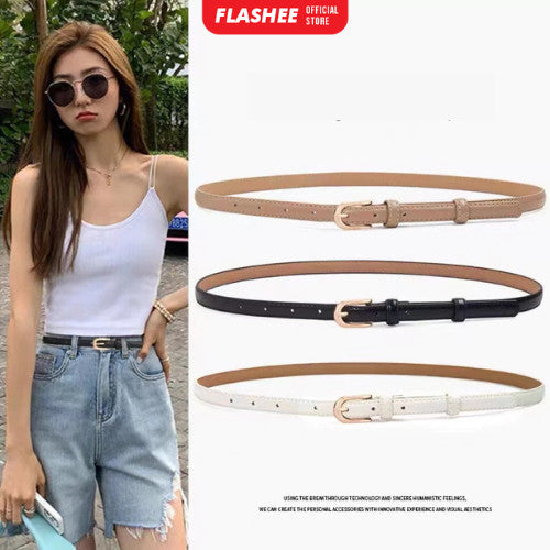 Flashee Ikat Pinggang Wanita Korea Fashion Style Belt Sabuk Kulit Wanita