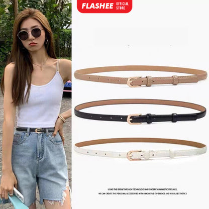 Flashee Ikat Pinggang Wanita Korea Fashion Style Belt Sabuk Kulit Wanita