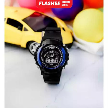 Flashee Jam Tangan Hugo Pria Sport Baru Digital Fashion Led am Fashion Korea Style Digital