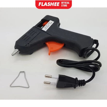 Flashee Glue Gun Lem Tembak 10 Watt Hot Melt Alat Lem Tembak 10 Watt Cepat Panas Alat Lem Tembak