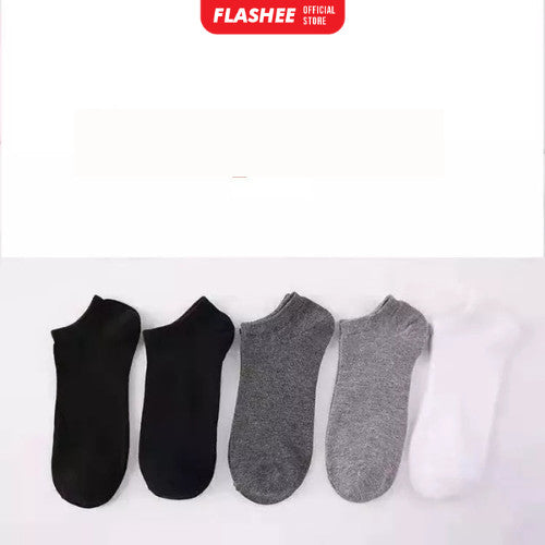 Flashee Kaos Kaki Pendek Angkle Polos Kaos Kaki Mata Kaki Pria Wanita