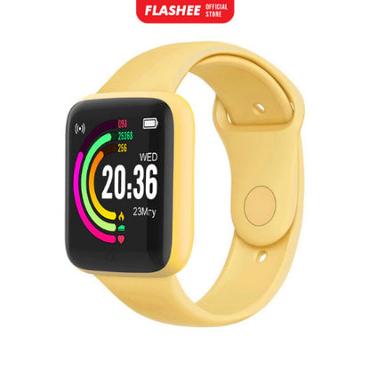 Flashee Jam Tangan Wanita Pria Digital Rubber LED Watch