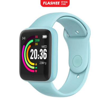 Flashee Jam Tangan Wanita Pria Digital Rubber LED Watch