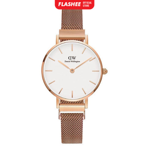 Flashee Jam Tangan Wanita Analog Rantai Magnet Polos Fashion Watch