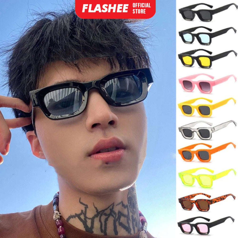 Flashee Kacamata Pria/Wanita Sunglasses Korean Fashion Small Candy Color