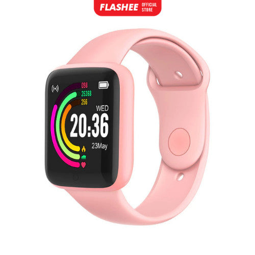Flashee Jam Tangan Wanita Pria Digital Rubber LED Watch