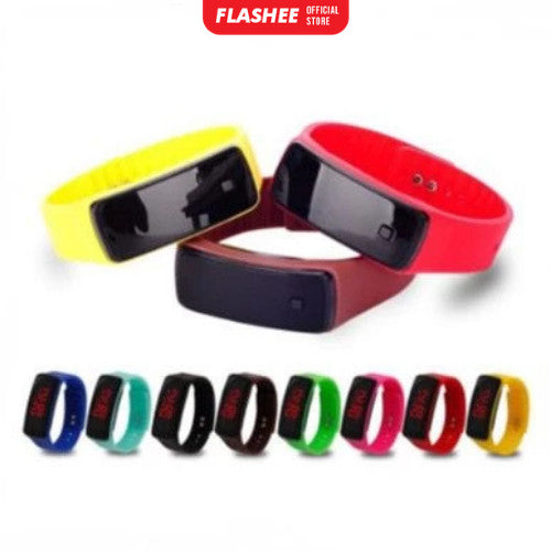Flashee Jam Tangan Digital Pria Wanita Smartwatch Jam Tangan Digital Perempuan LED