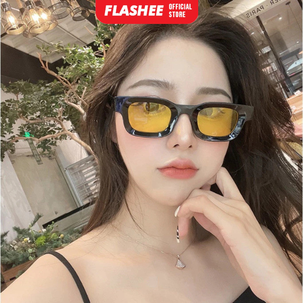 Flashee Kacamata Pria/Wanita Sunglasses Korean Fashion Small Candy Color