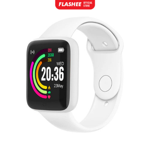 Flashee Jam Tangan Wanita Pria Digital Rubber LED Watch