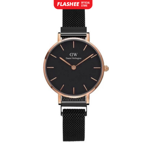 Flashee Jam Tangan Wanita Analog Rantai Magnet Polos Fashion Watch