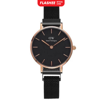 Flashee Jam Tangan Wanita Analog Rantai Magnet Polos Fashion Watch