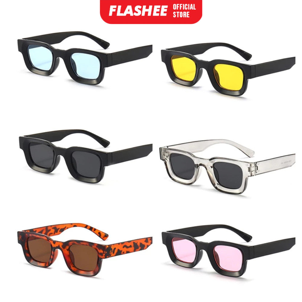 Flashee Kacamata Pria/Wanita Sunglasses Korean Fashion Small Candy Color