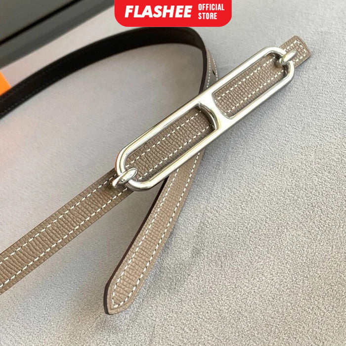 Flashee Ikat Pinggang Wanita Belt Kulit Fashion Korea Gesper Sabuk Bolak Balik Gaya Casual Import